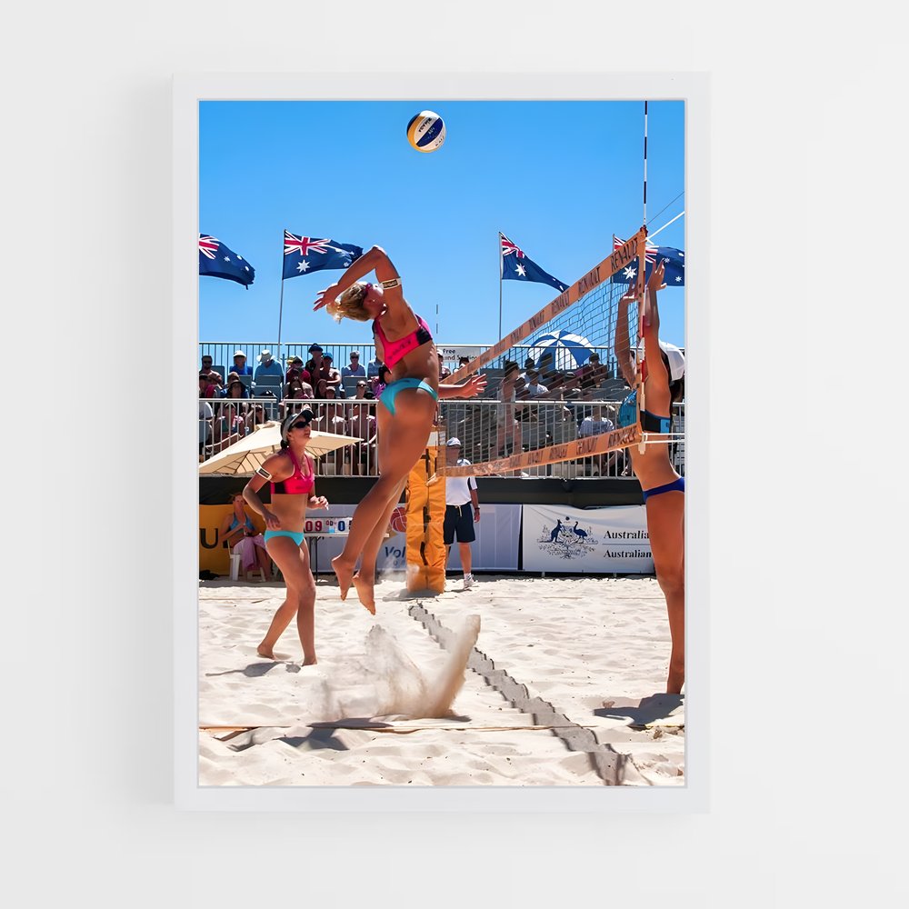 Poster Beach Bumpers – affiche Beach-volley (vue 3)